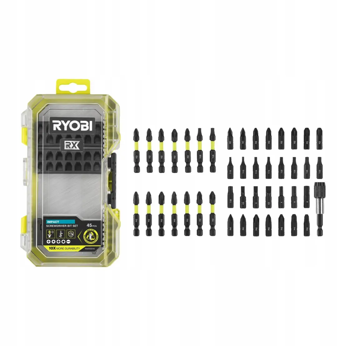 Ryobi RARXSD45 RX Bitset 45 Delen