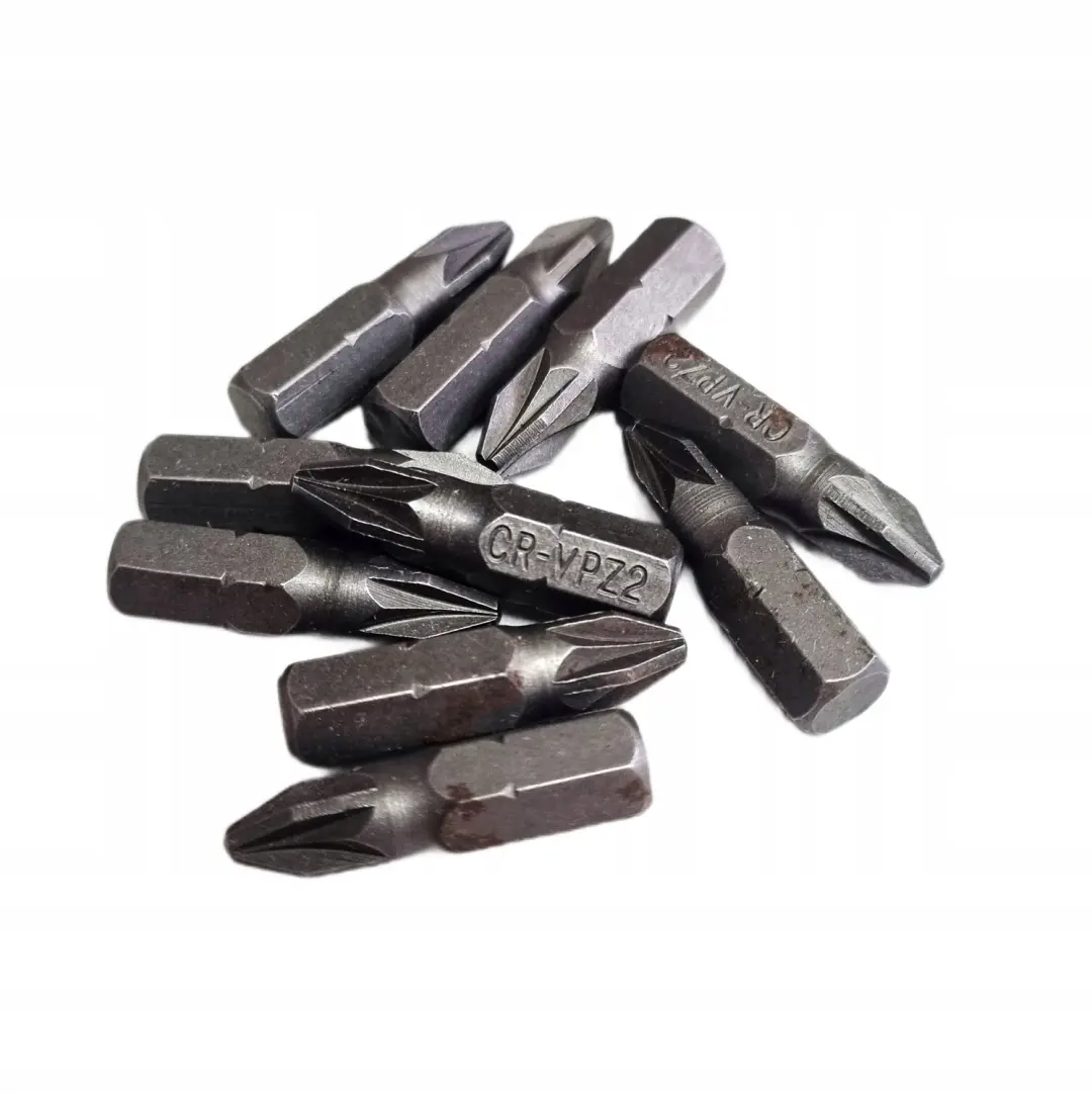 Silverline Bitset PZ2 25mm Chroom-Vanadium 10 Stuks