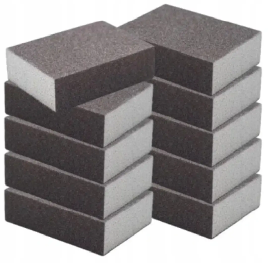 10x Schuurblok Spons Korrel 80