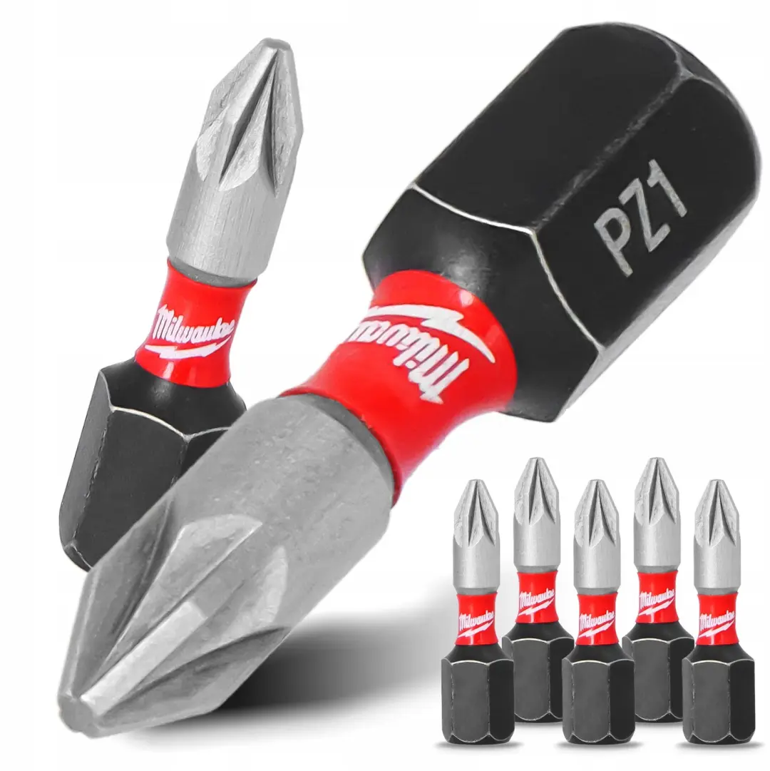 Milwaukee SHOCKWAVE PZ1 25mm Impact Bit Set (5 stuks)
