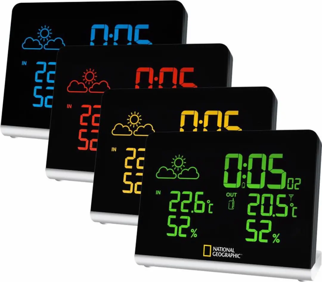 Bresser National Geographic Weerstation - Zwart - afbeelding 3 van 5
