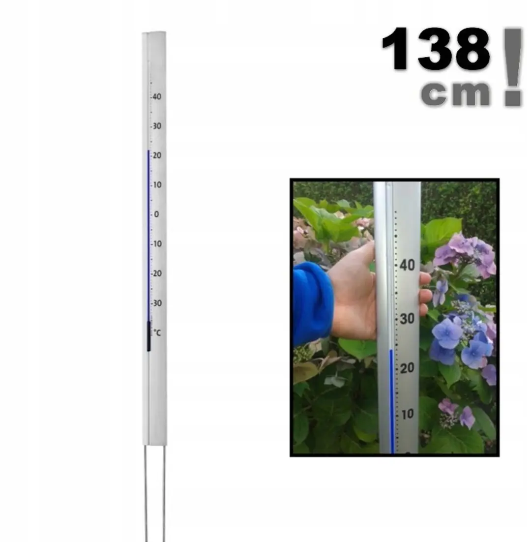 TFA Dostmann Central Park Buitenthermometer 100cm - Grijs - afbeelding 6 van 6
