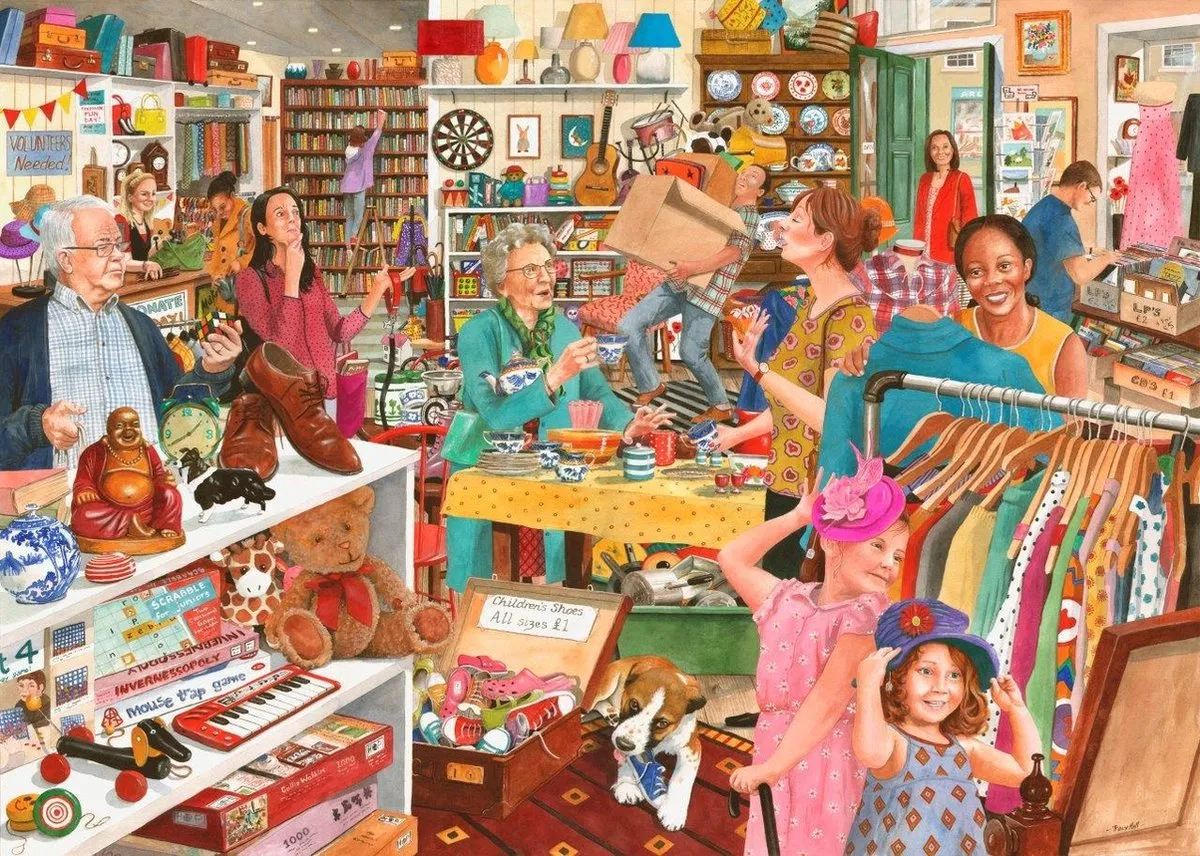 House of Puzzles Charity Bargains Legpuzzel 1000 Stuks