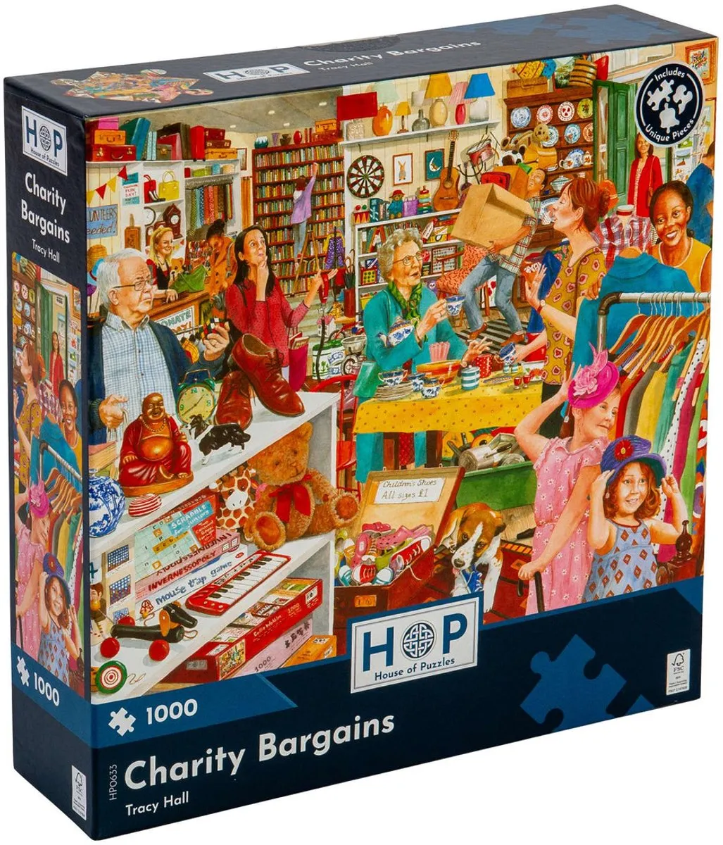 House of Puzzles Charity Bargains Legpuzzel 1000 Stuks - HP0633 Multicolor