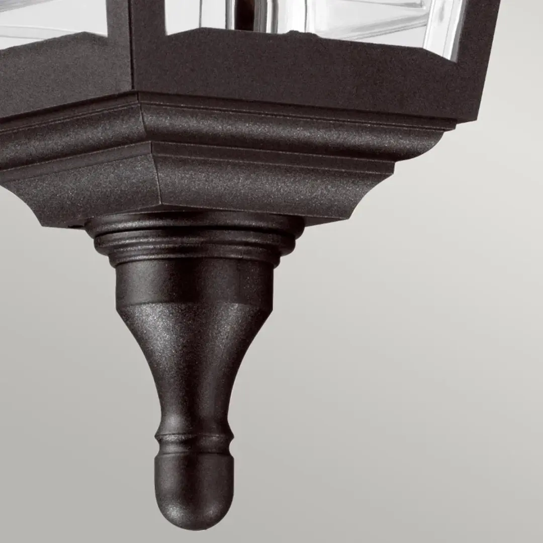 Elstead Lighting Kerry LED Buiten Hanglamp E27 - 60W - IP44 - Dimbaar - Zwart - afbeelding 5 van 5