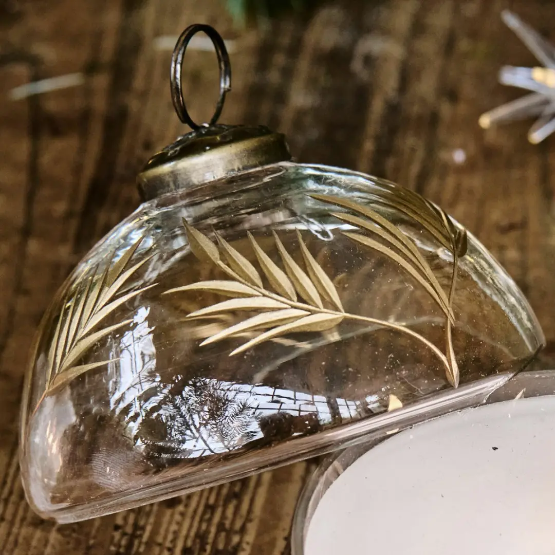 Loberon Windlicht Belathor - Ø9cm - Helder - afbeelding 2 van 3
