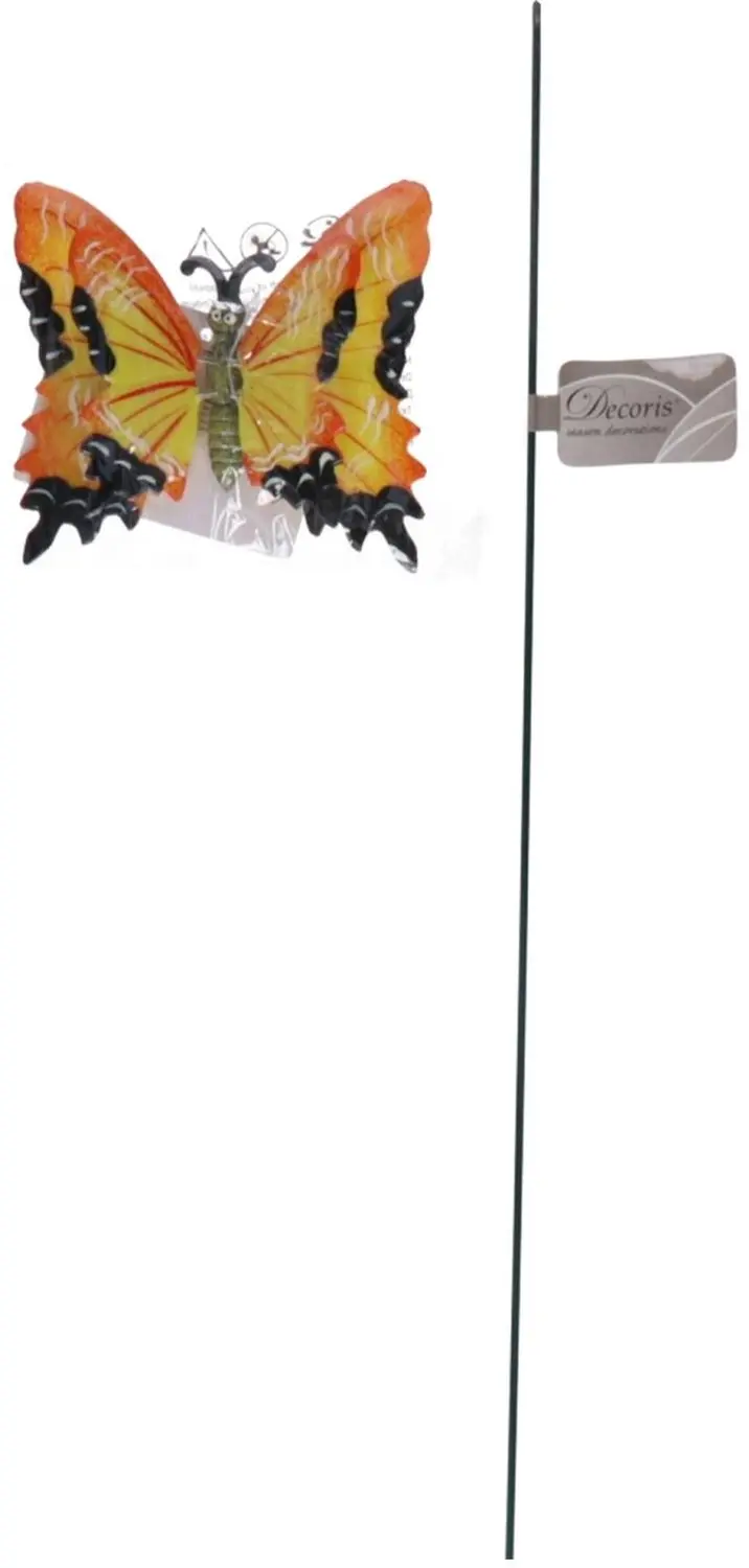 Decoris tuin deco vlinder op stok