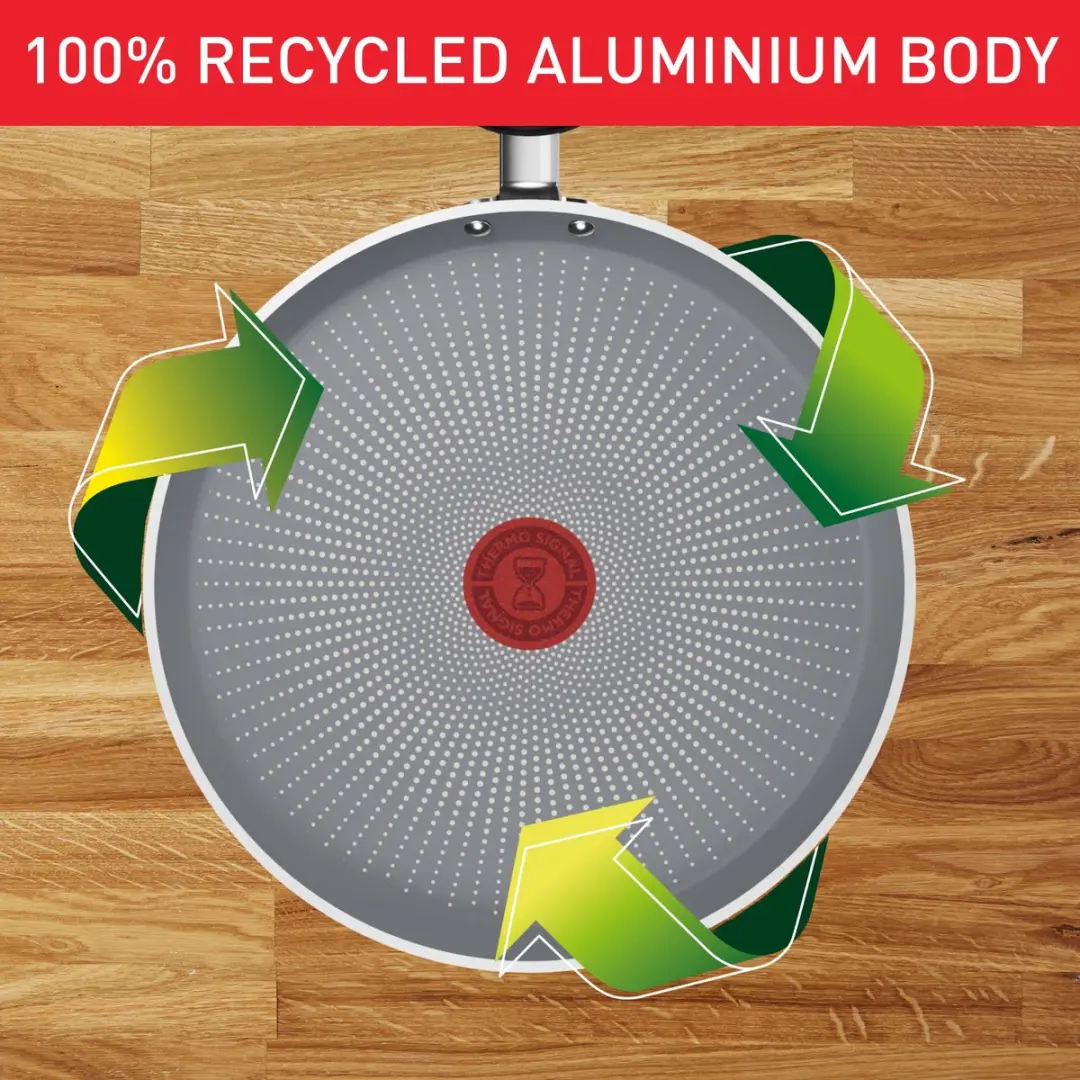 Tefal Halo Koekenpan 25cm - Titanium - Inductie - afbeelding 3 van 6