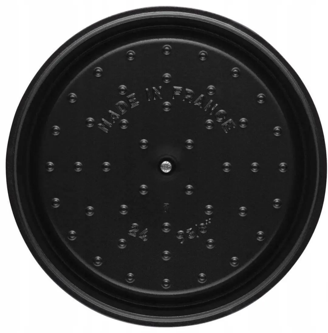 Staub La Cocotte Gietijzeren Pan 4.8L - Zwart - afbeelding 3 van 5