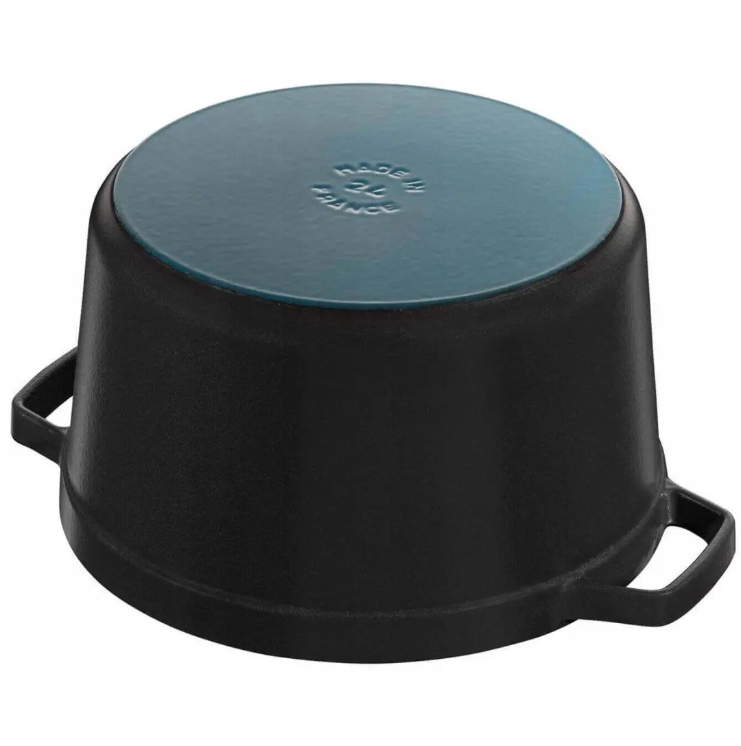 Staub La Cocotte Gietijzeren Pan 4.8L - Zwart - afbeelding 5 van 5