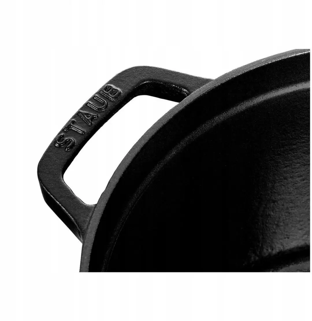 Staub La Cocotte Gietijzeren Pan 4.8L - Zwart - afbeelding 4 van 5