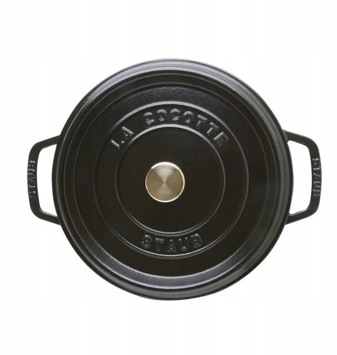 Staub La Cocotte Gietijzeren Pan 4.8L - Zwart - afbeelding 2 van 5