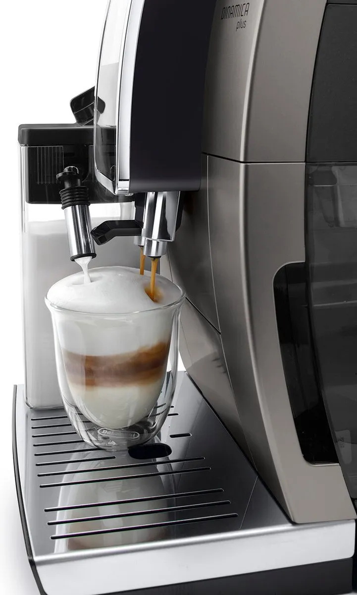De'Longhi Dinamica Plus ECAM380.95.TB Espressomachine - Titanium Black