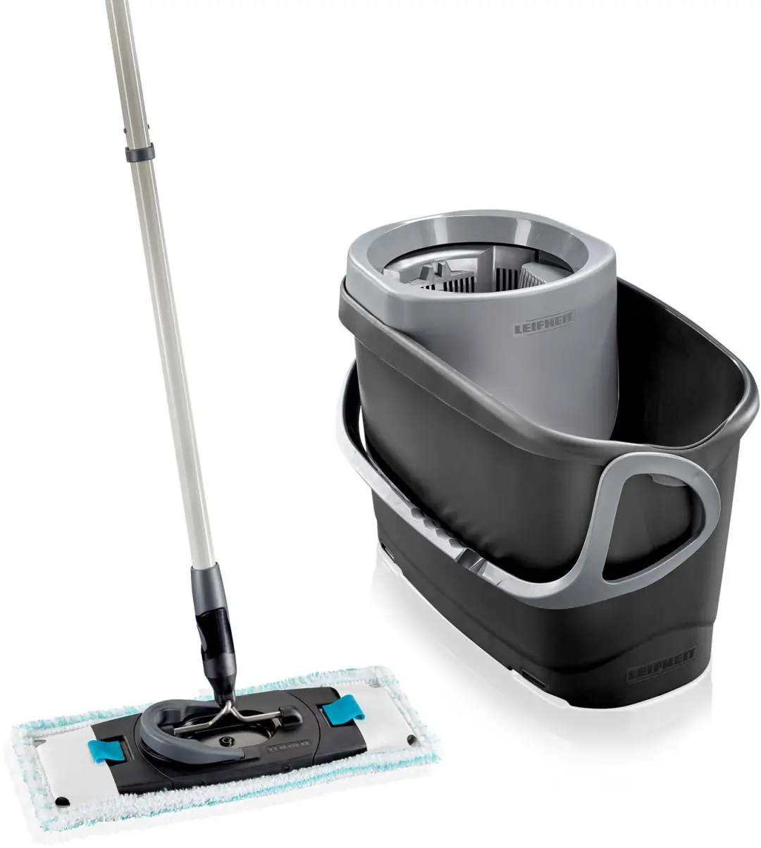 Leifheit Clean Twist M Ergo Set - Vloerwisser - Zwart - afbeelding 4 van 6