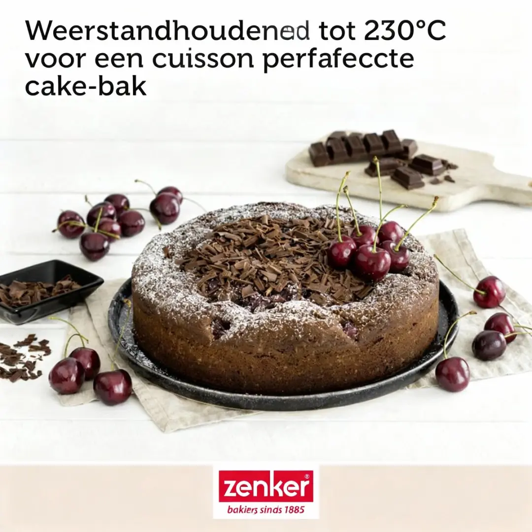 Zenker Springvorm 20cm - Zwart - afbeelding 5 van 6