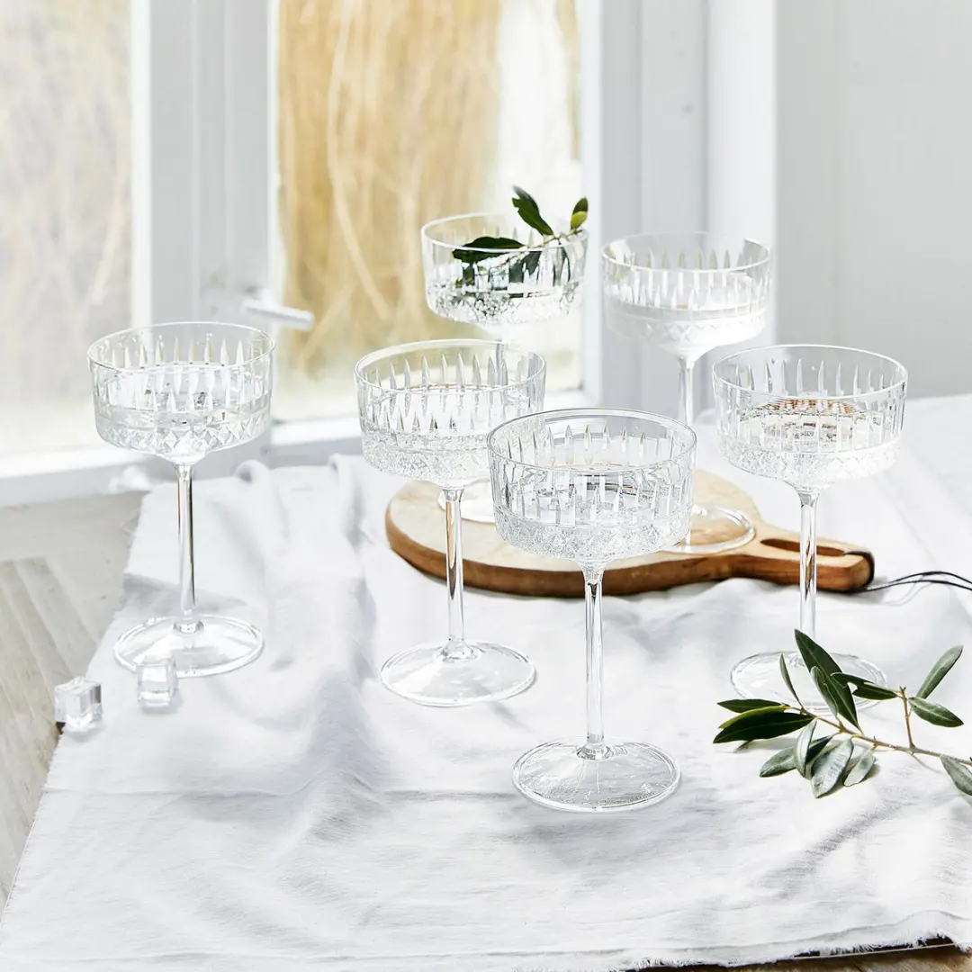 Loberon Champagneglas Set 6 Stuks - Ø10cm - afbeelding 5 van 6