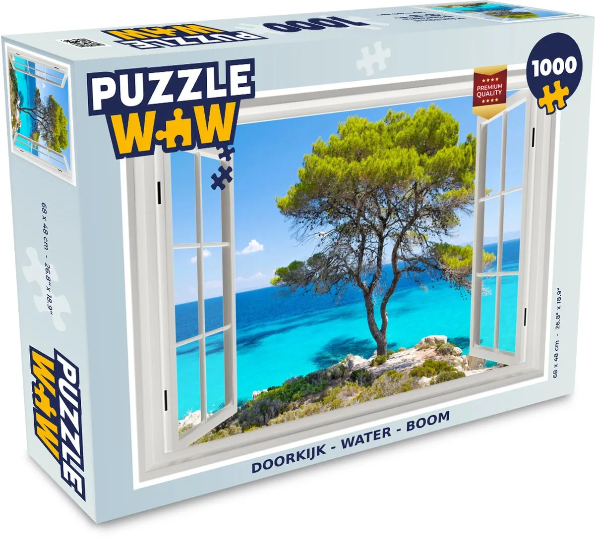 PuzzleWow Water Boom Legpuzzel 1000 Stuks - Multicolor