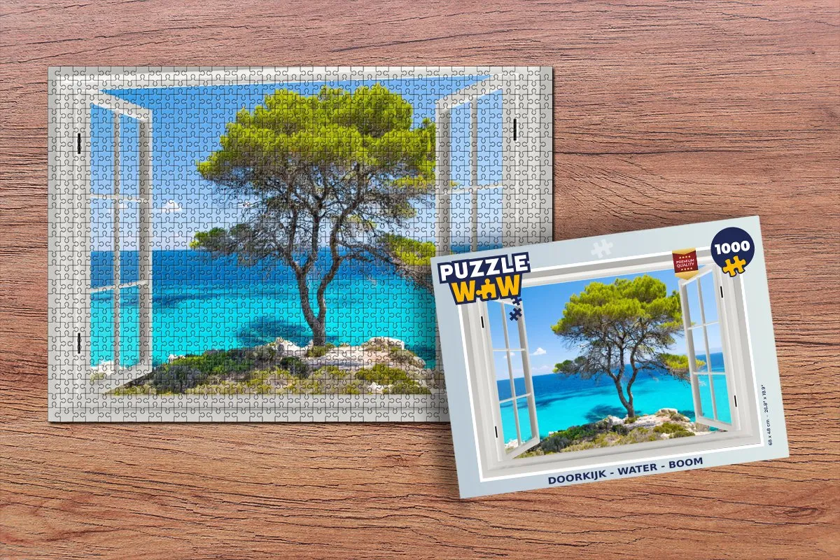 PuzzleWow Water Boom Legpuzzel 1000 Stuks - Multicolor