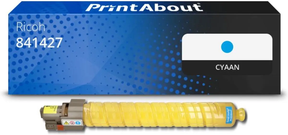PrintAbout Toner 841427 Cyaan - 16.500 pagina's - o.a. Ricoh