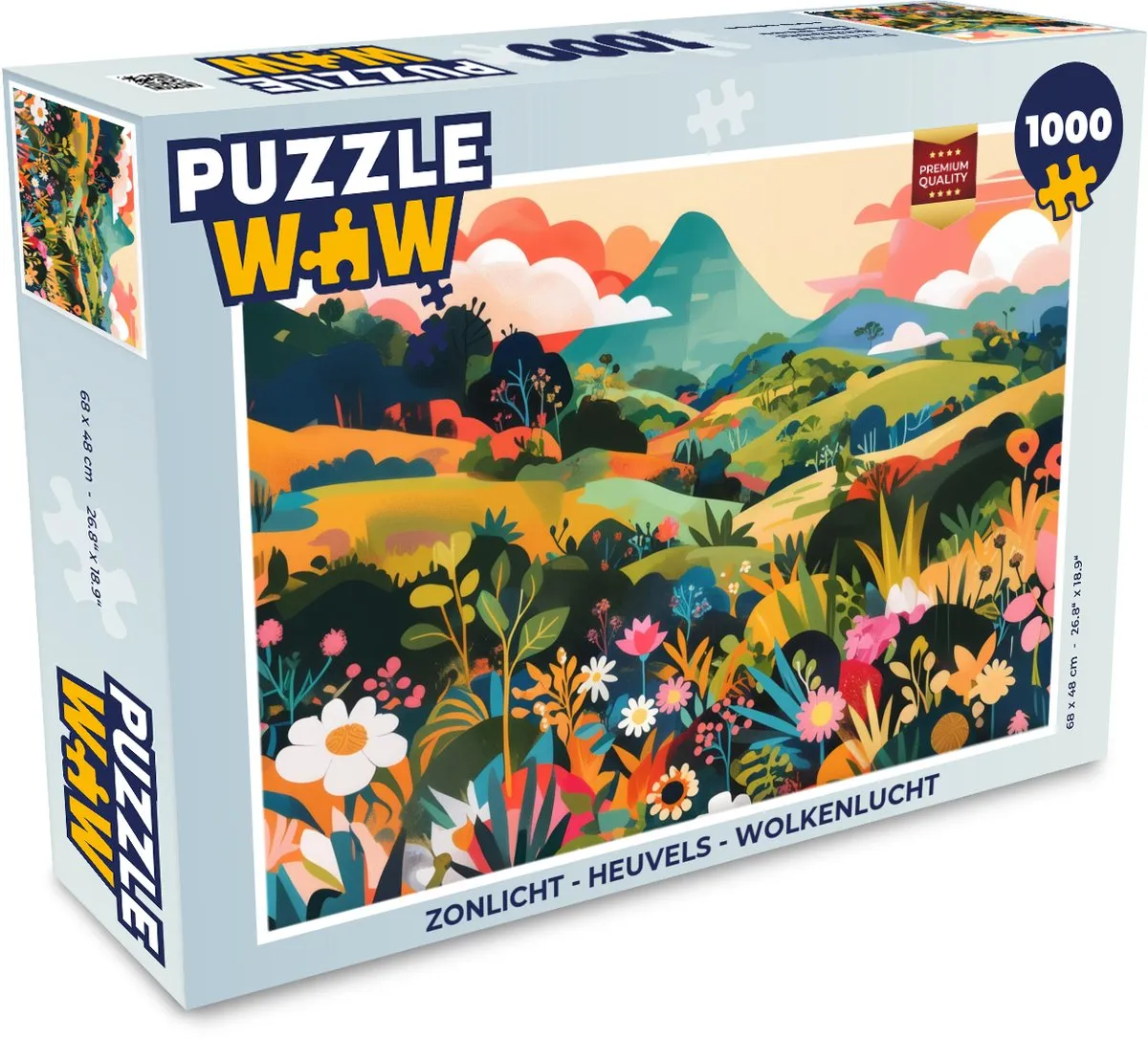 PuzzleWow Zonlicht Legpuzzel 1000 Stuks