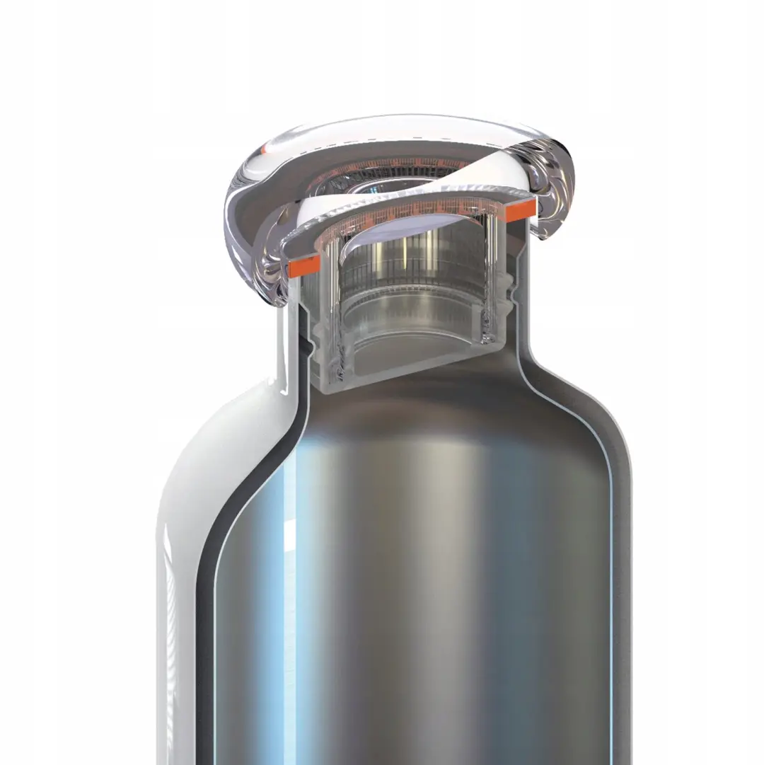 Fratelli Guzzini On The Go Energy Thermosfles 500ml - Zilver - afbeelding 3 van 5