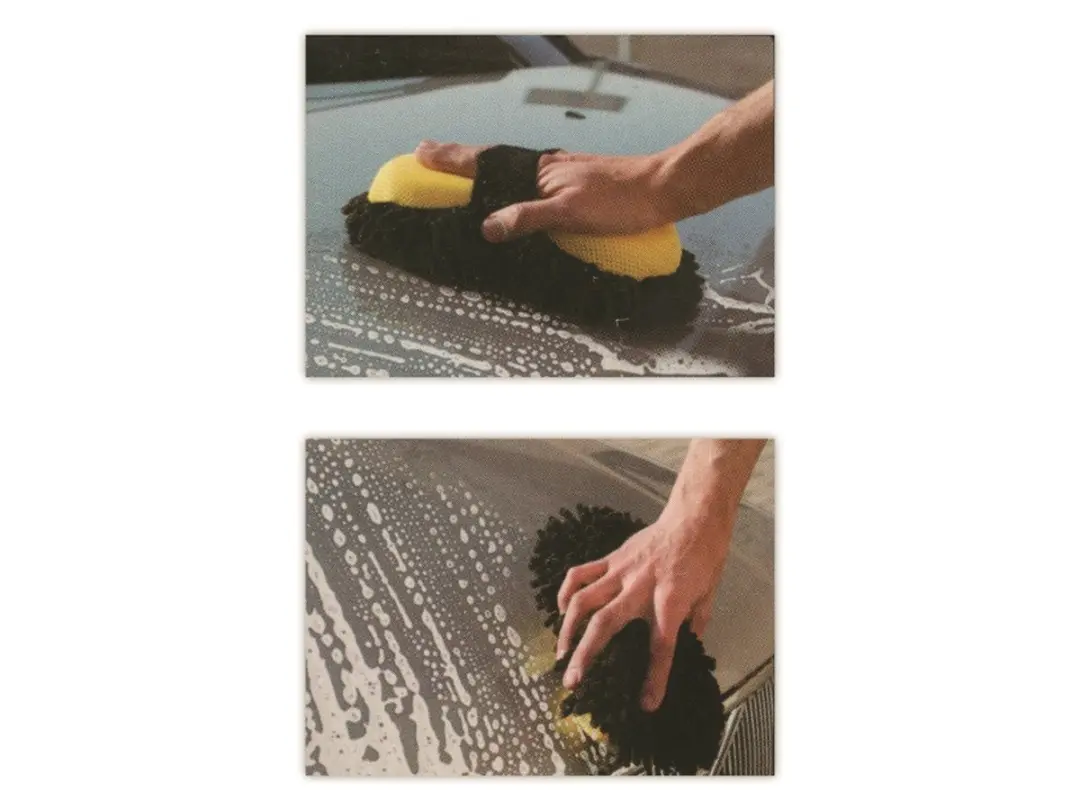 Dunlop Autospons 2-in-1 - Geel - afbeelding 2 van 6