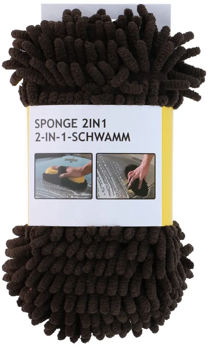 Dunlop Autospons 2-in-1 - Geel - afbeelding 5 van 6
