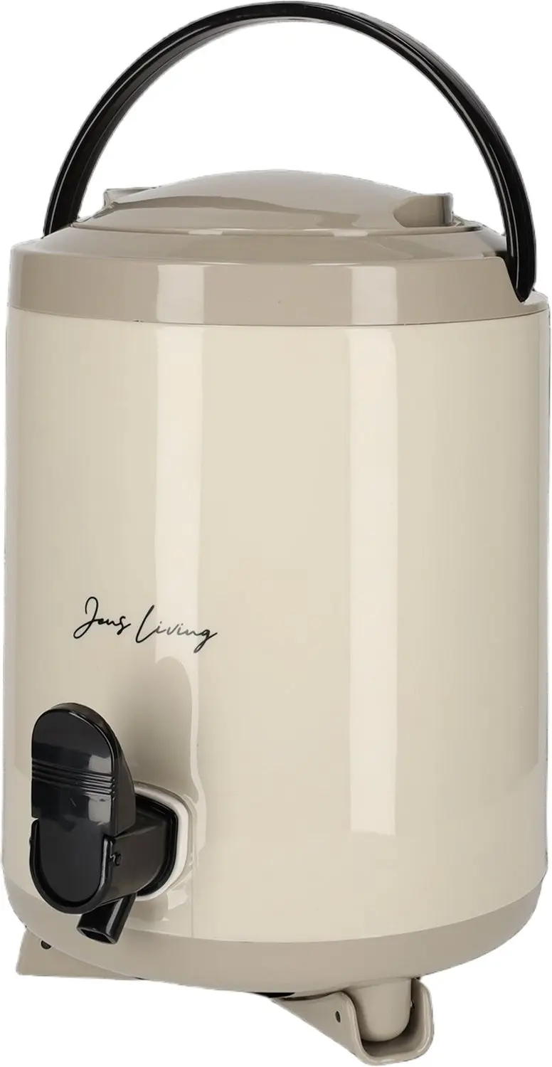 JENS Living Sapdispenserset 4 Bekers - 4 Liter Taupe - afbeelding 3 van 6