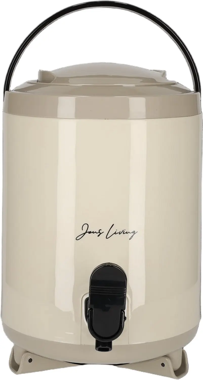 JENS Living Sapdispenserset 4 Bekers - 4 Liter Taupe - afbeelding 5 van 6