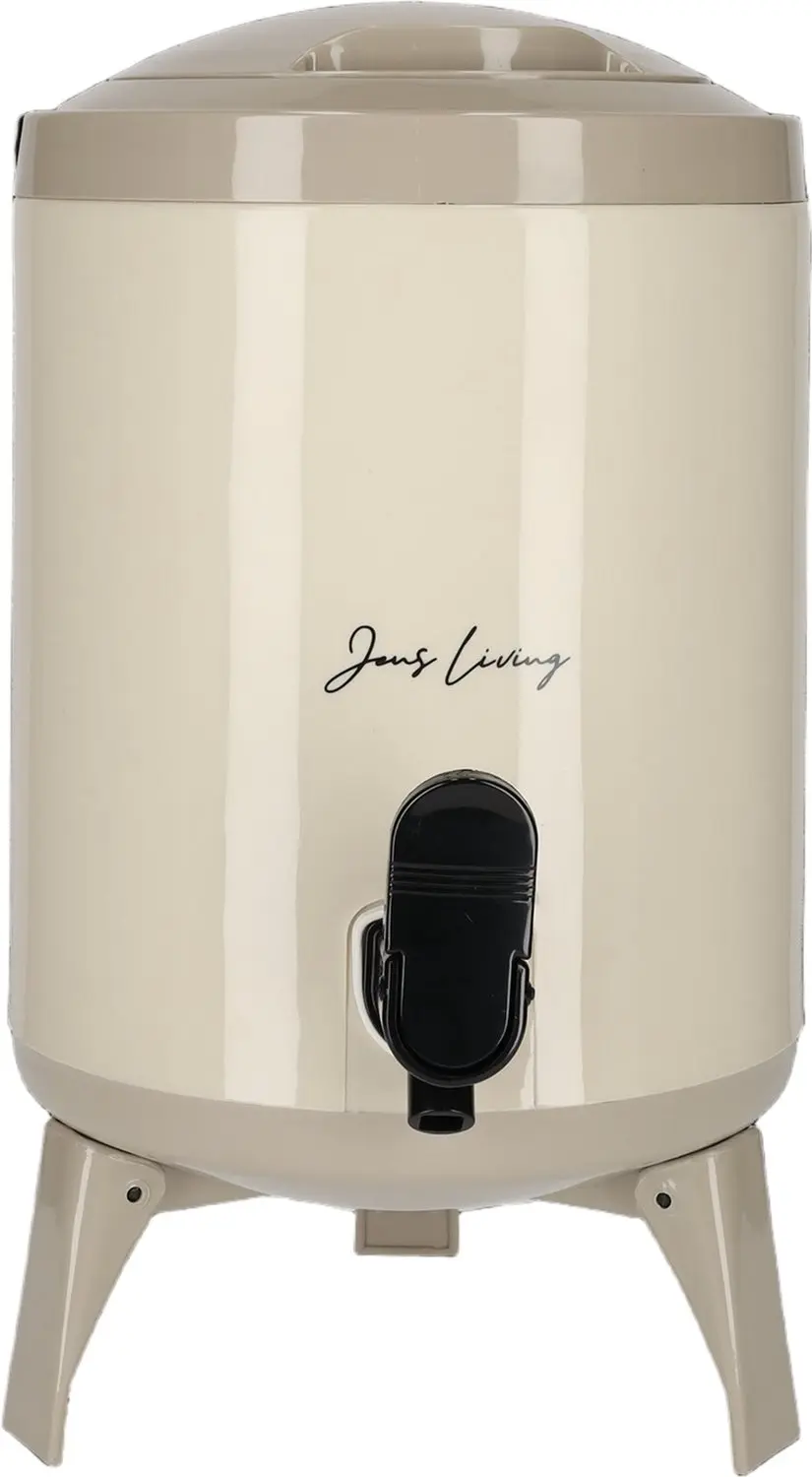 JENS Living Sapdispenserset 4 Bekers - 4 Liter Taupe - afbeelding 6 van 6