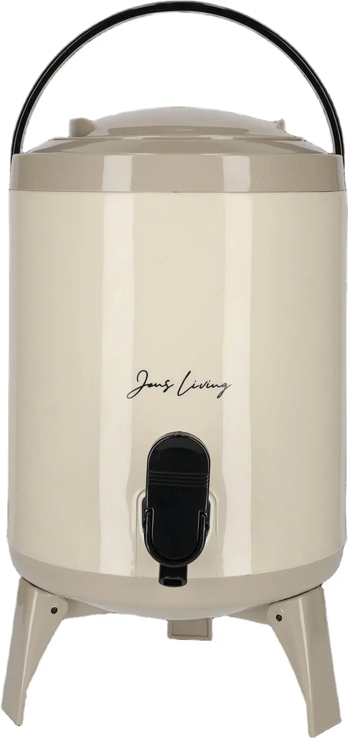 JENS Living Sapdispenserset 4 Bekers - 4 Liter Taupe - afbeelding 2 van 6