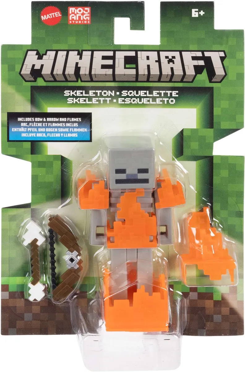 Minecraft Skelet Speelgoedfiguur JCN31 - Meerkleurig