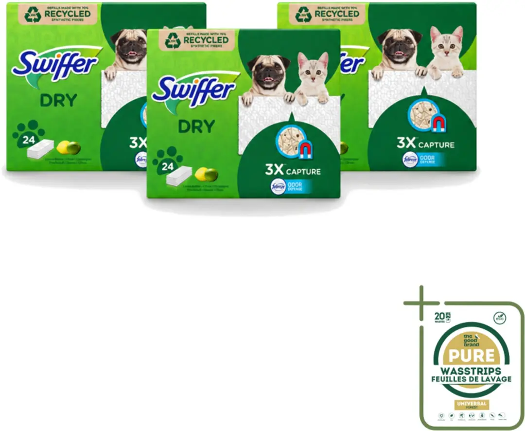 3 x Swiffer Dry