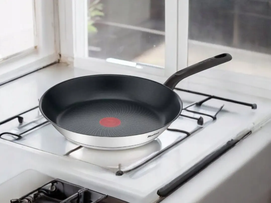 Tefal Duetto Inox Koekenpan 28cm - Inductie - afbeelding 2 van 5