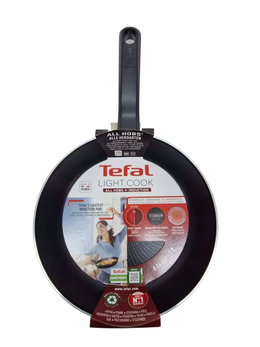 Tefal Light Cook Koekenpan 24cm - Inductie - afbeelding 3 van 3