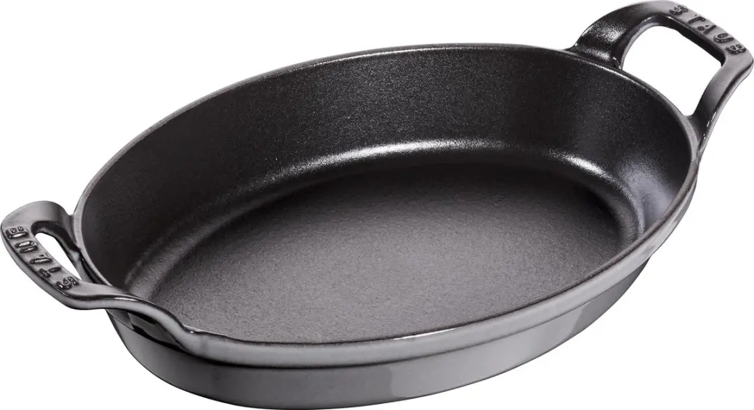 Staub Ovale Gietijzeren Braadpan 24x16 cm