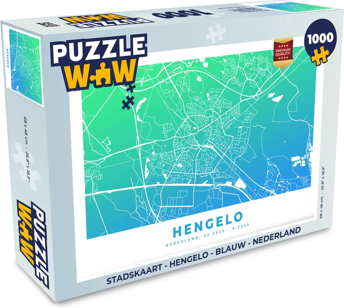 PuzzleWow Hengelo Legpuzzel 1000 Stuks