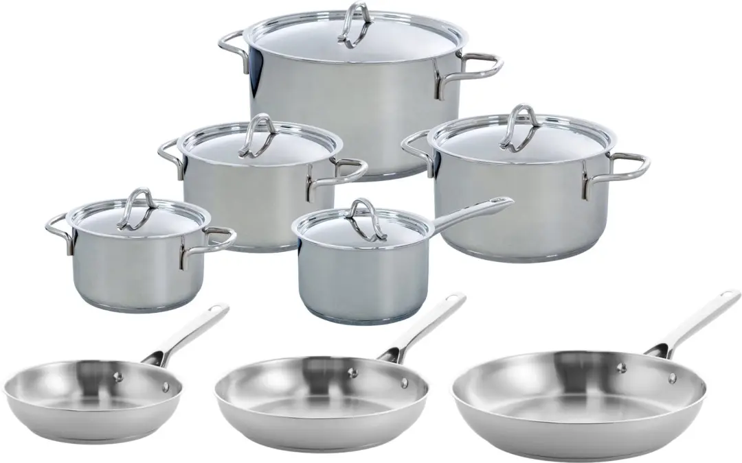 BK Profiline 5pcs set + BK Sparkling frypan 20/24/28 cm (8pcs)