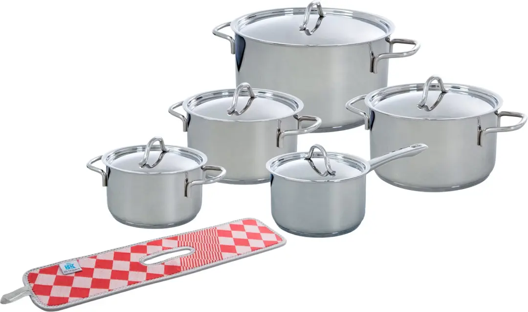 BK Profiline 5pcs set + Afgiethulp Rood