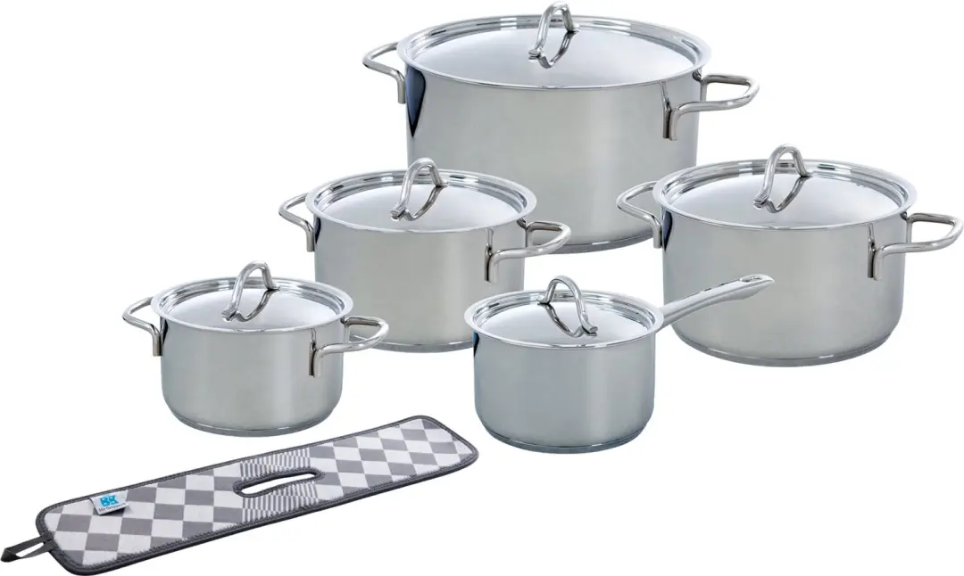 BK Profiline 5pcs set + Afgiethulp Zwart