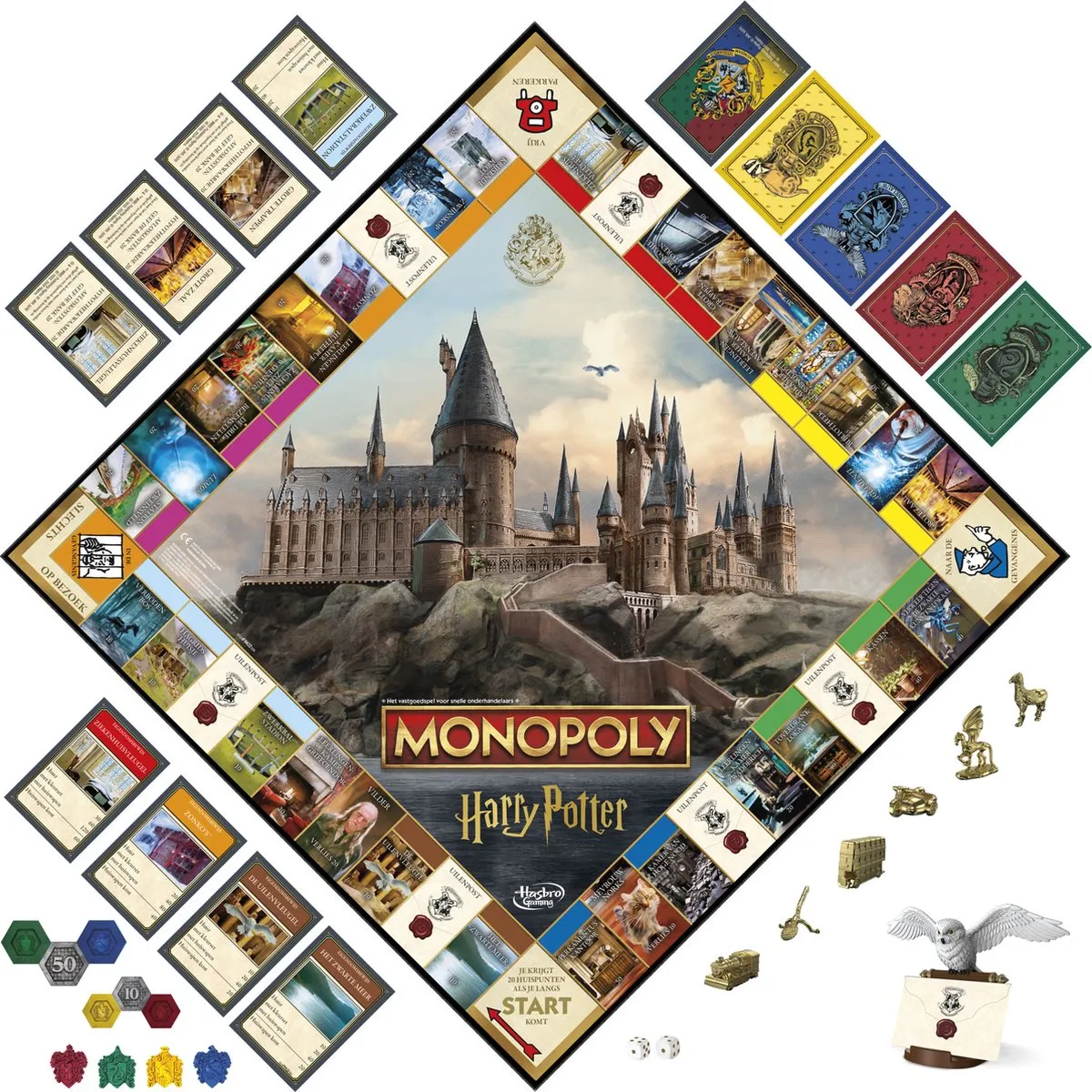 Monopoly Harry Potter Bordspel F9422104 - 2-6 Spelers