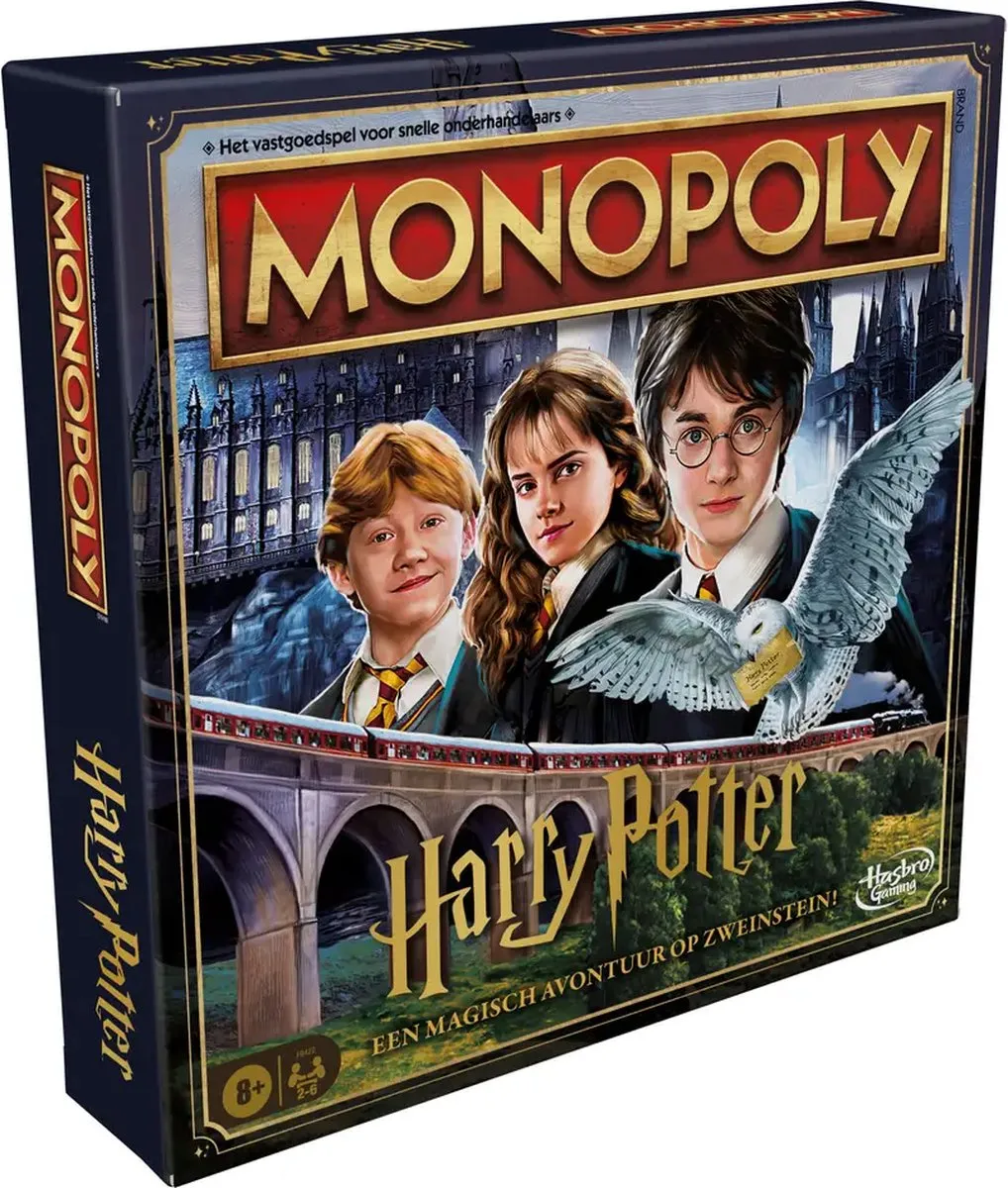Monopoly Harry Potter Bordspel F9422104 - 2-6 Spelers