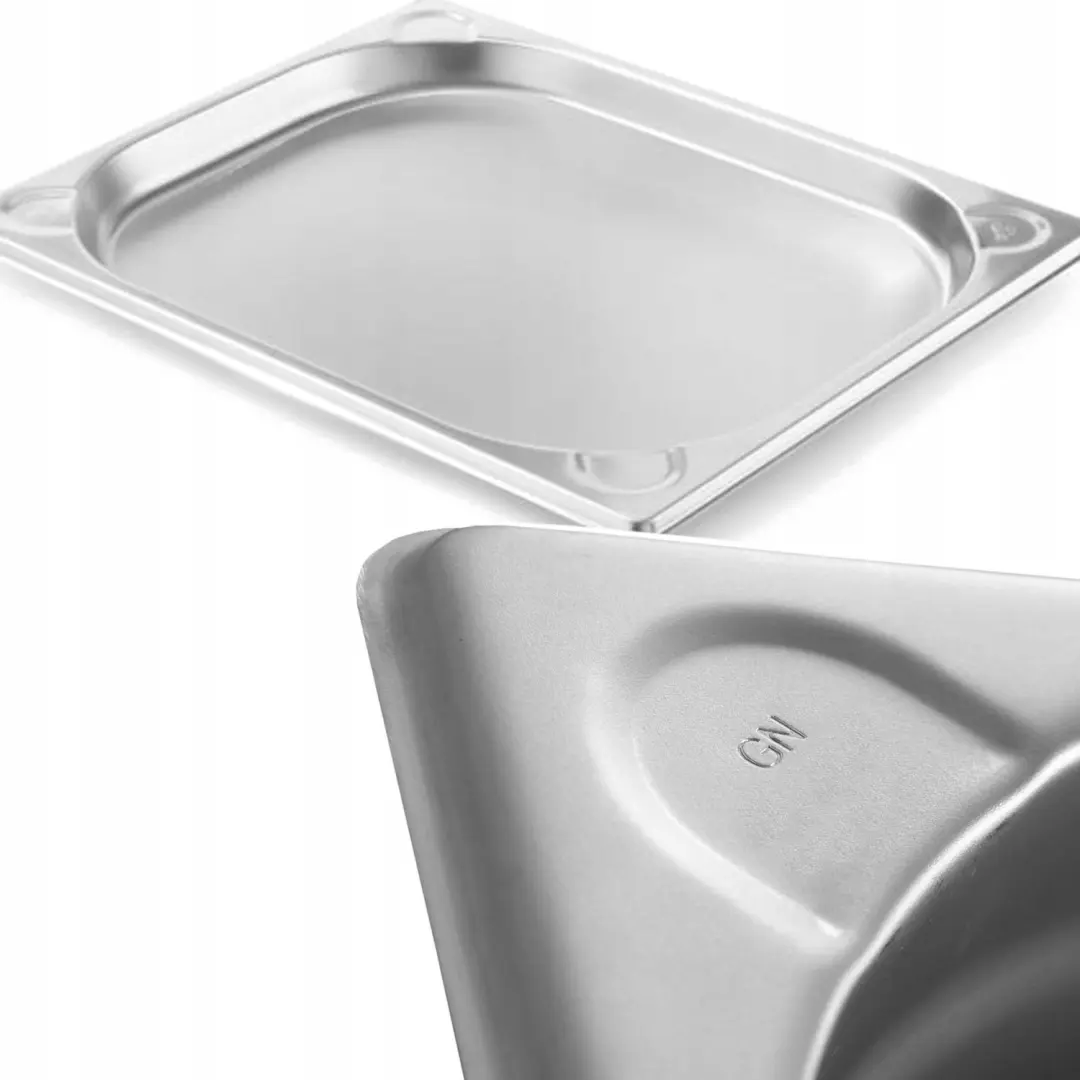 Gastronorm Bak Hendi Kitchen Line RVS 1/2 40mm Diep