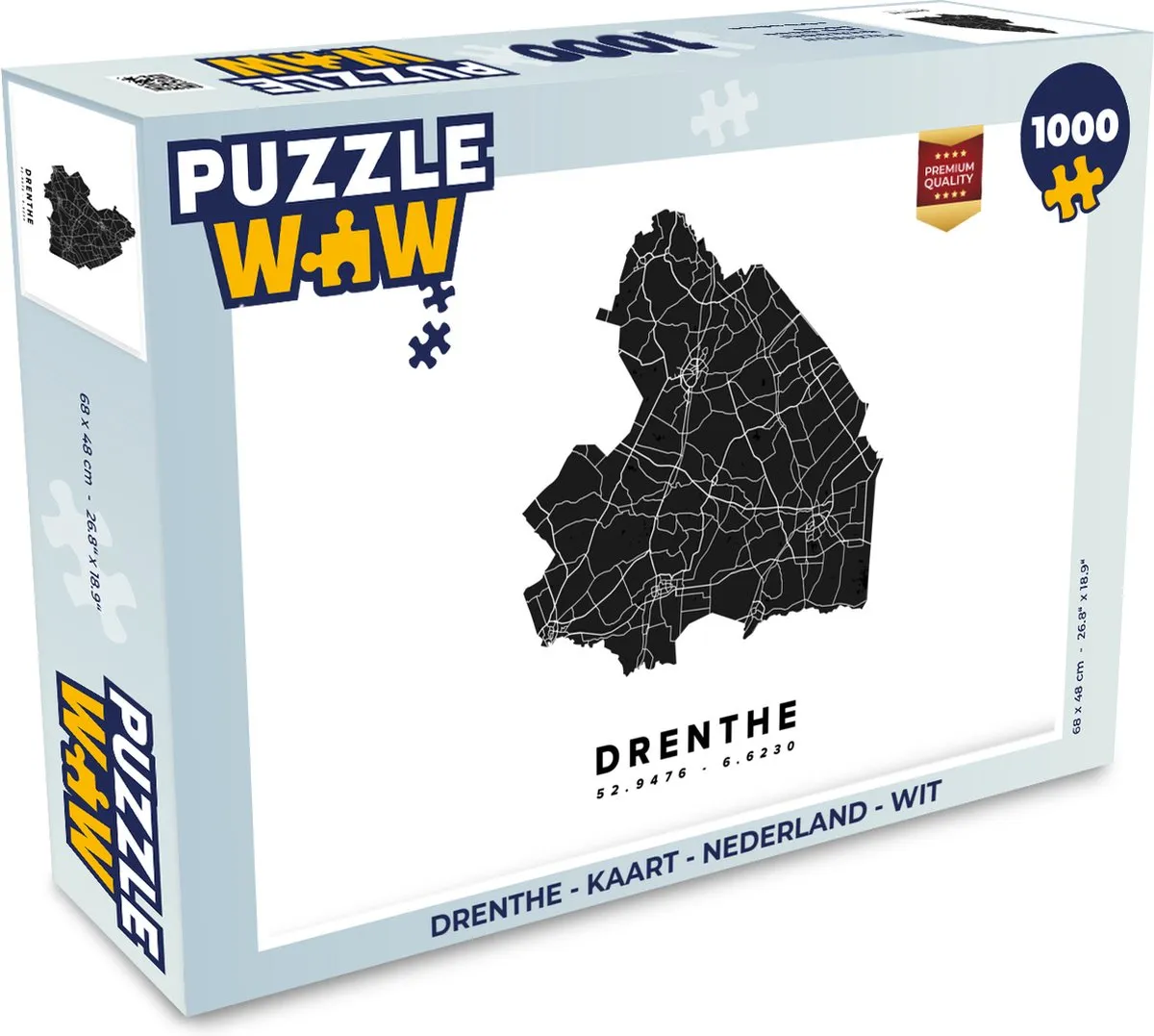 PuzzleWow Drenthe Legpuzzel 1000 Stuks
