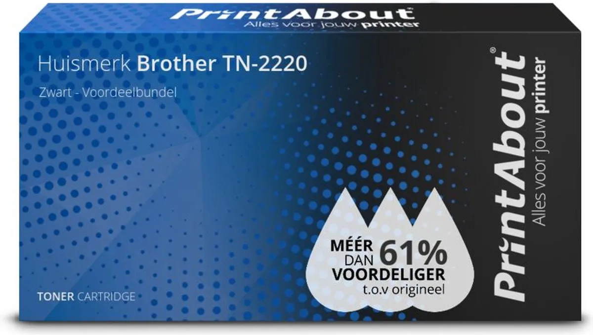 PrintAbout TN-2220 Toner Zwart