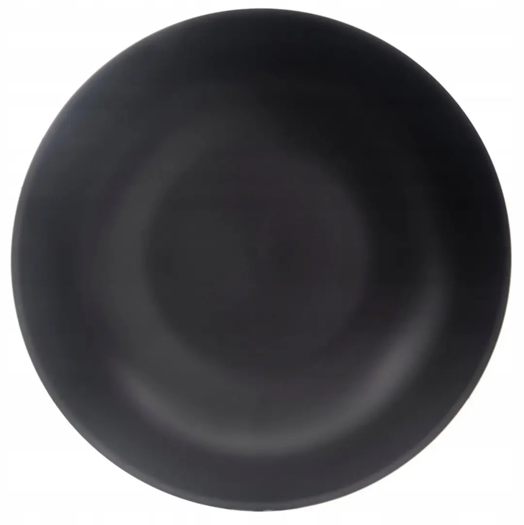 Diepe keramische bord 20,5cm 800ml zwart