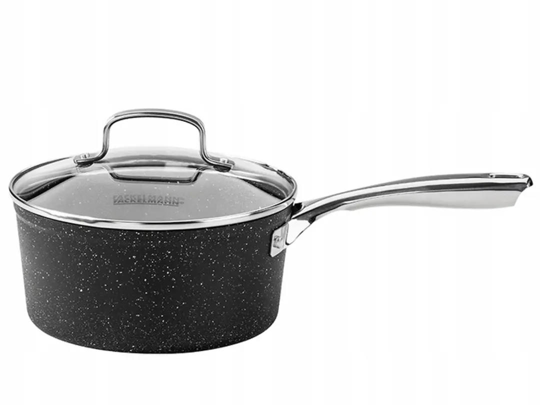 Fackelmann Crossroad steelpan 20cm met deksel, PFAS-vrij