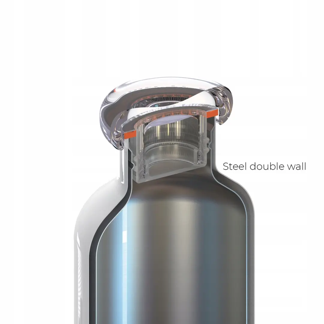 Fratelli Guzzini Energy Thermosfles 500ml - Rood - afbeelding 4 van 6