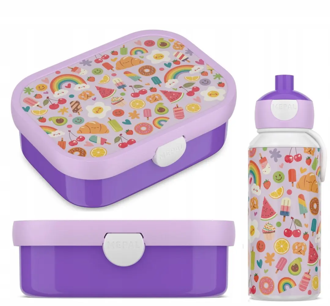 Mepal Campus Lunchbox & Drinkfles Set Food Fest - Multicolor - afbeelding 2 van 5