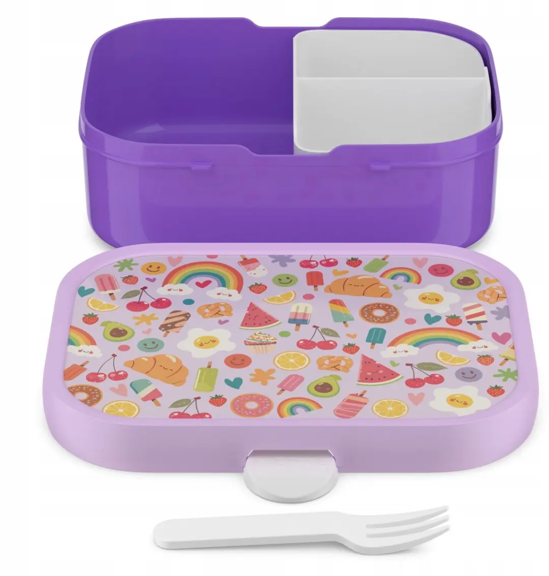 Mepal Campus Lunchbox & Drinkfles Set Food Fest - Multicolor - afbeelding 5 van 5